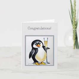 Tarjeta de felicitaciones divertidas y amables par