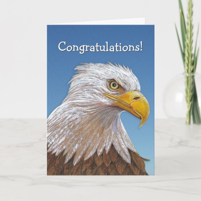 Tarjeta de felicitaciones Eagle (Anverso)