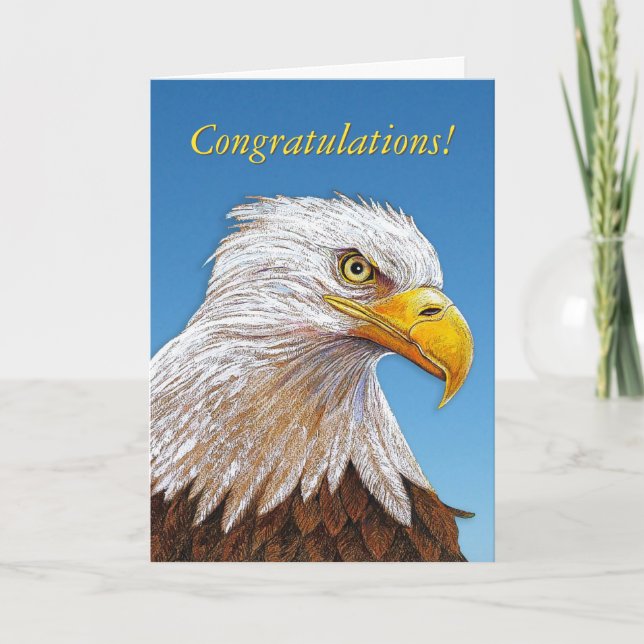 Tarjeta de felicitaciones Eagle (Anverso)
