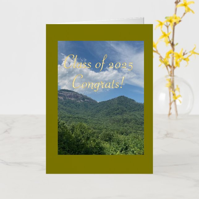 Tarjeta de felicitaciones elegante y pintoresca (flor amarilla)