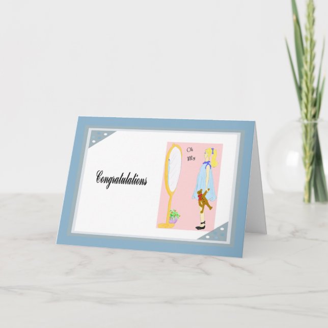 Tarjeta de felicitaciones, espera un dibujo de Rec (Anverso)