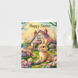 Tarjeta de felicitaciones feliz de Pascua