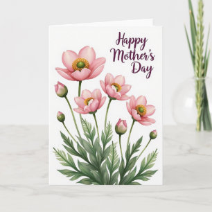 Tarjeta de Felicitaciones Flor de Floración Rosa R