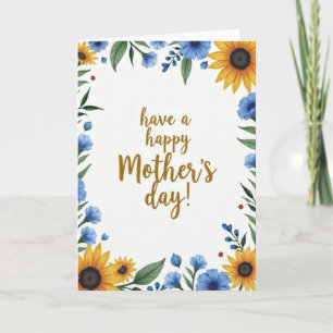 Tarjeta de Felicitaciones Floral de Primavera