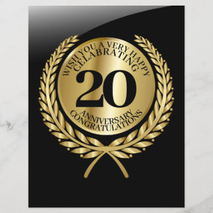 Tarjeta de felicitaciones individuales en el anive