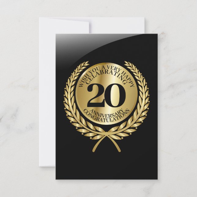 Tarjeta de felicitaciones individuales en el anive (Anverso)