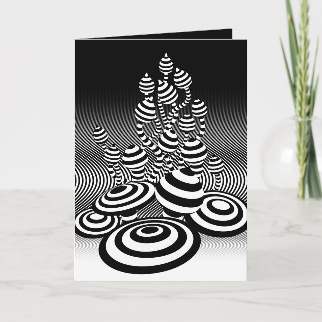 Tarjeta de felicitaciones Magic Mushrooms (Anverso)