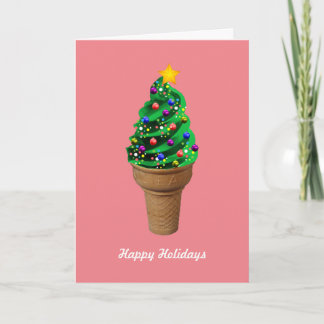 Tarjeta de felicitaciones moderna del árbol de