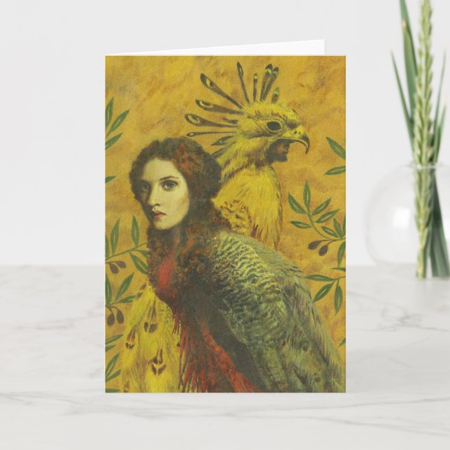 Tarjeta de felicitaciones para Aves Lady (Anverso)