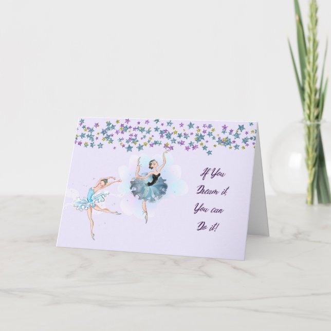 Tarjeta de felicitaciones para Ballerina (Anverso)