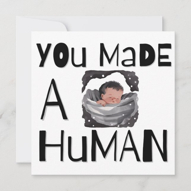 Tarjeta de felicitaciones para bebés (Anverso)