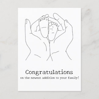 Tarjeta de felicitaciones para bebés