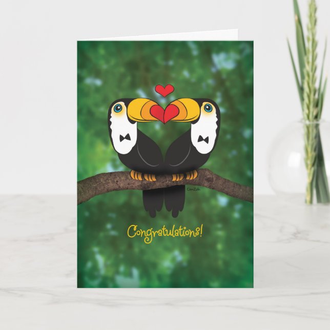 Tarjeta de felicitaciones para Bodas gays de Toute (Anverso)