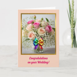Tarjeta de felicitaciones para Bodas LGBTQ+