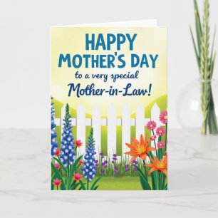Tarjeta de Felicitaciones para el Jardín de Rayas