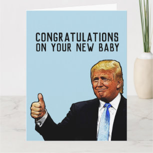 TARJETA DE FELICITACIONES PARA EL NUEVO BEBÉ DE TR
