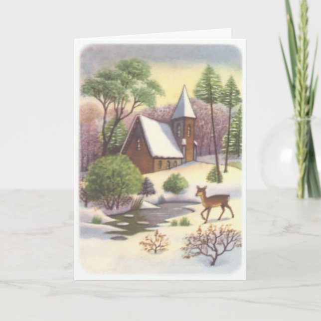 Tarjeta de felicitaciones Personalizado Deer By Th (Anverso)