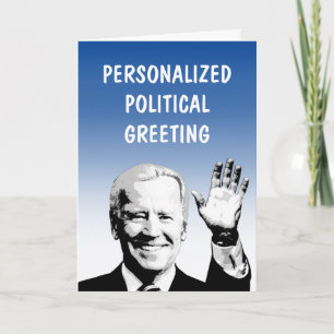 Tarjeta de Felicitaciones Política Personalizada