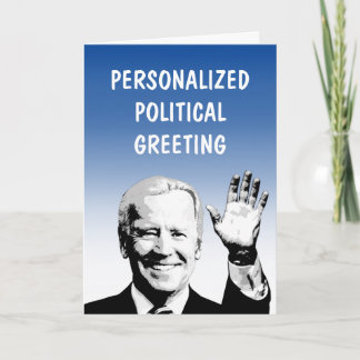 Tarjeta de Felicitaciones Política Personalizada