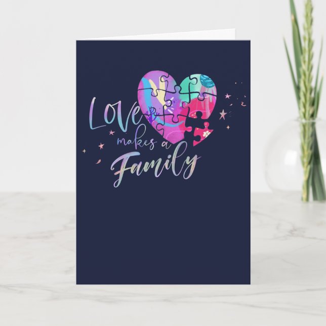 tarjeta de felicitaciones por adopción (Anverso)