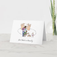 Tarjeta de felicitaciones por adopción