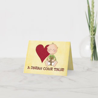 tarjeta de felicitaciones por adopción