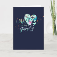 tarjeta de felicitaciones por adopción