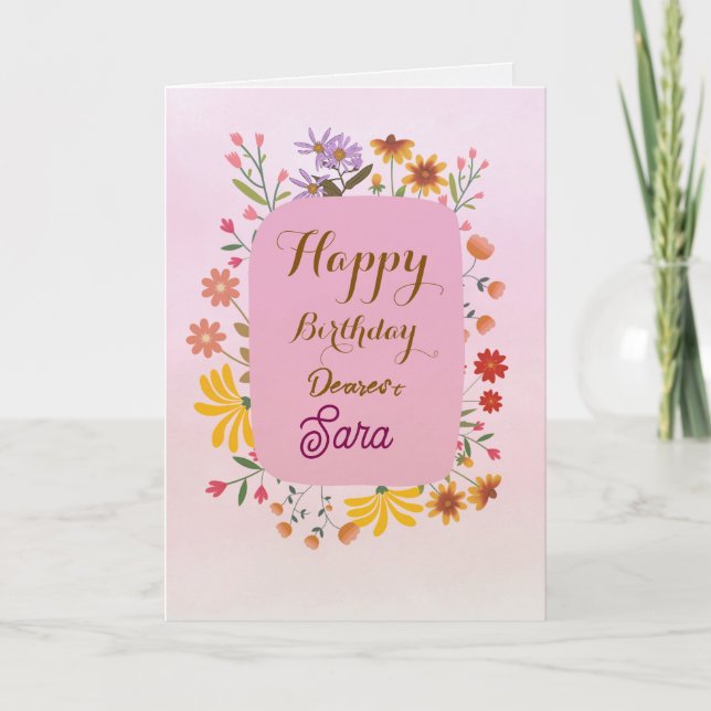 Tarjeta de felicitaciones por cumpleaños (Anverso)