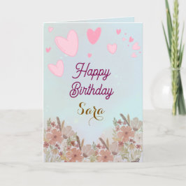 Tarjeta de felicitaciones por cumpleaños