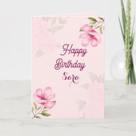 Tarjeta de felicitaciones por cumpleaños