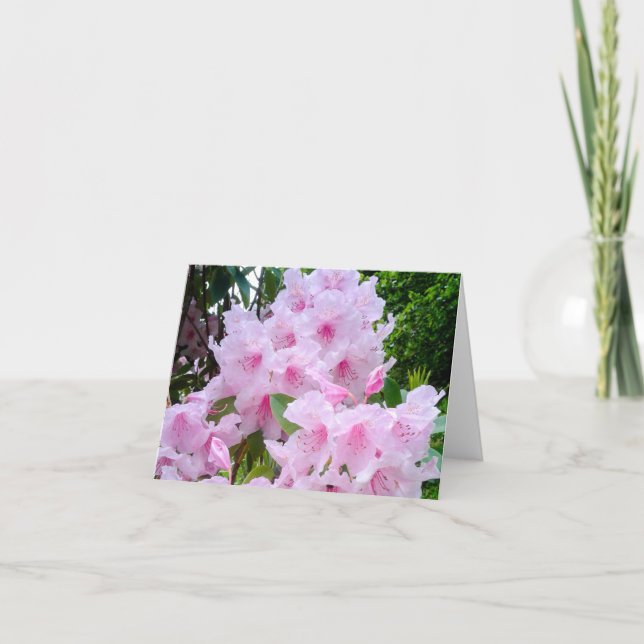 Tarjeta de felicitaciones por cumpleaños de flor r (Anverso)