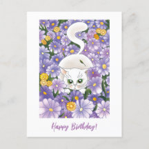 Tarjeta de felicitaciones por cumpleaños de la épo