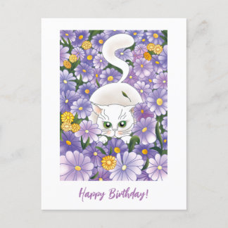 Tarjeta de felicitaciones por cumpleaños de la épo