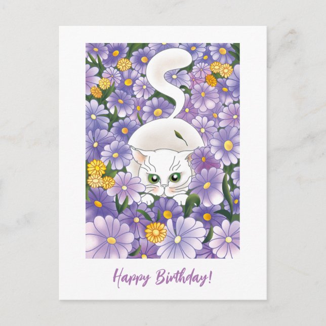 Tarjeta de felicitaciones por cumpleaños de la épo (Anverso)