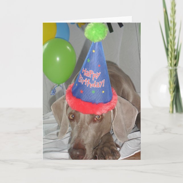 Tarjeta de felicitaciones por cumpleaños de Weimar (Anverso)