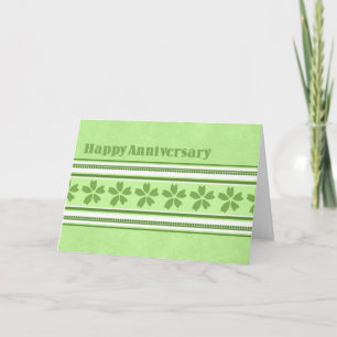 Tarjeta de felicitaciones por el aniversario del t