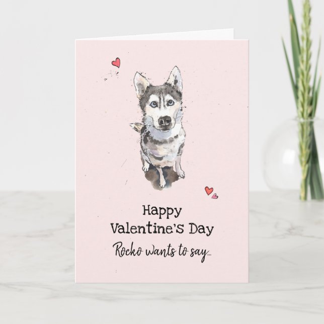 Tarjeta de felicitaciones por el día de los enamor (Anverso)
