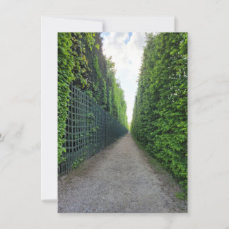 Tarjeta de felicitaciones por foto de los Jardines