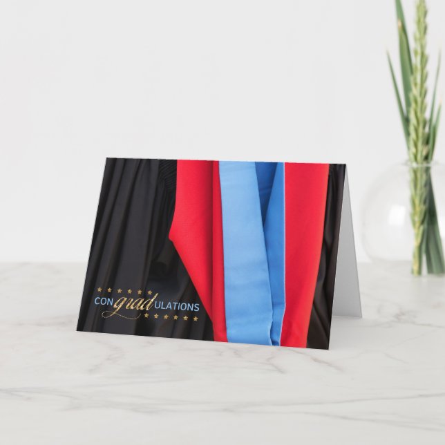 Tarjeta de felicitaciones por graduación (Anverso)