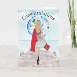 Tarjeta de felicitaciones por graduación