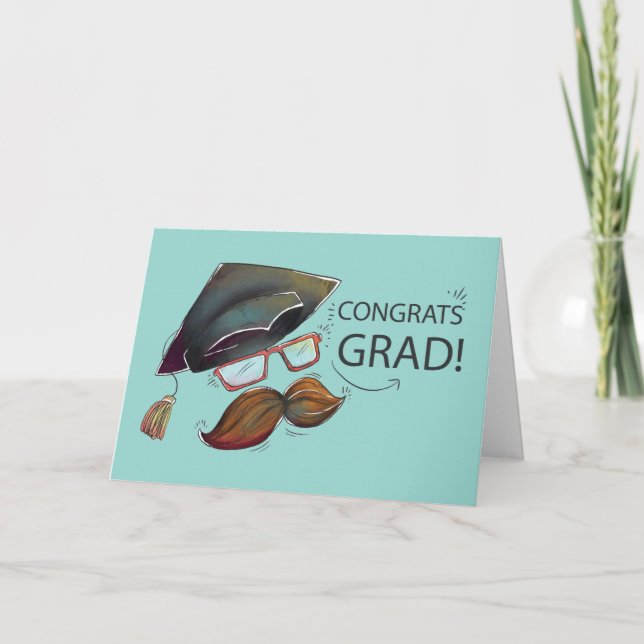 Tarjeta de felicitaciones por la graduación de gaf (Anverso)