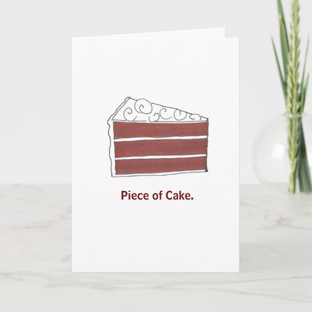 Tarjeta de felicitaciones por pastelito de terciop (Anverso)