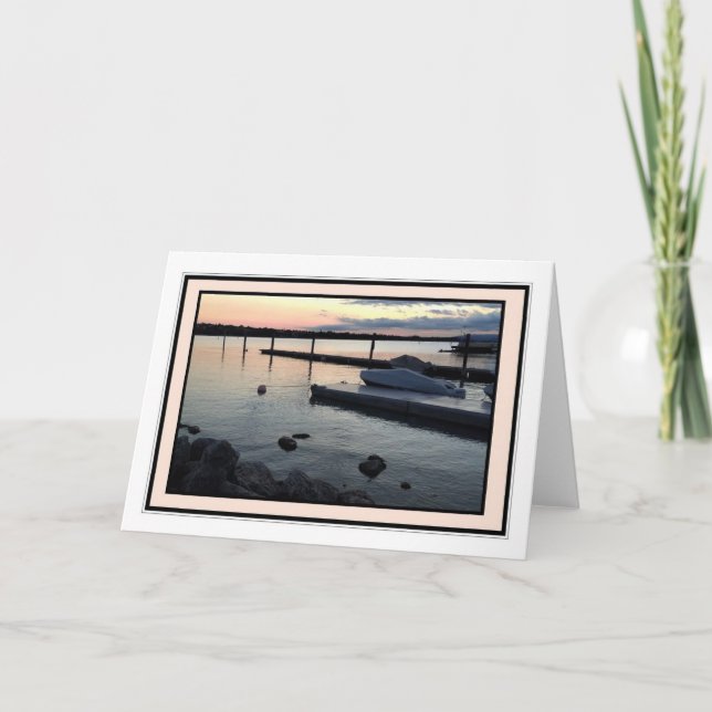 Tarjeta de felicitaciones Preschiera, Lake Garda (Anverso)