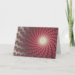 Tarjeta de Felicitaciones Remolino Rojo Suave2