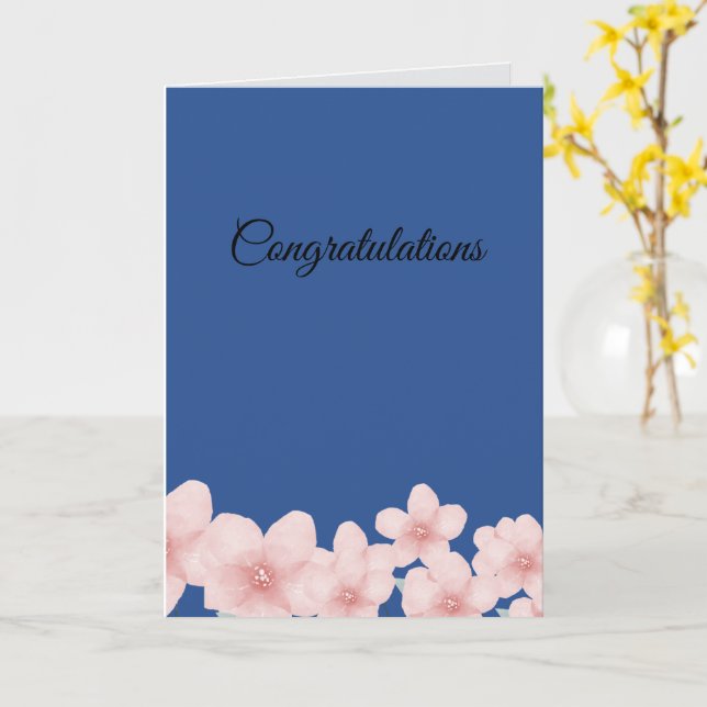 Tarjeta de Felicitaciones Simple (flor amarilla)