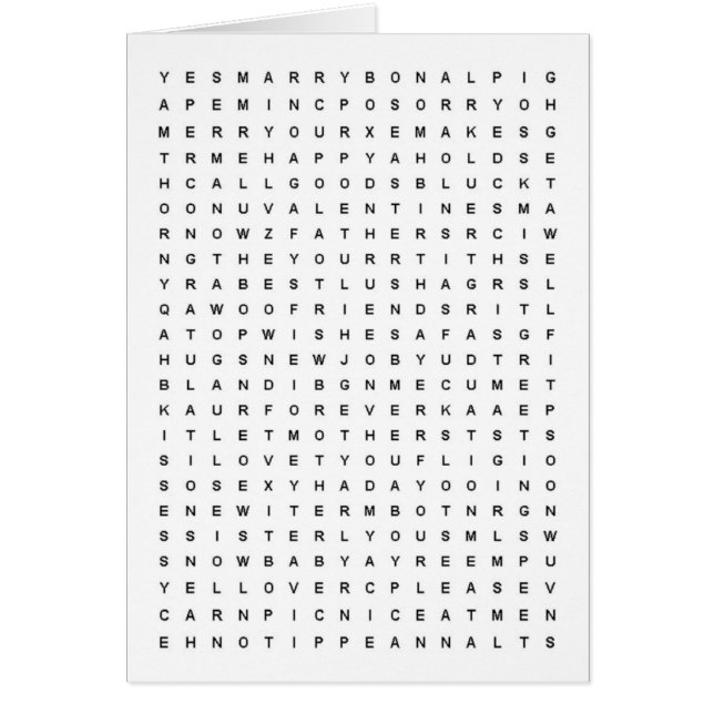 Tarjeta de felicitaciones universal (Frente)