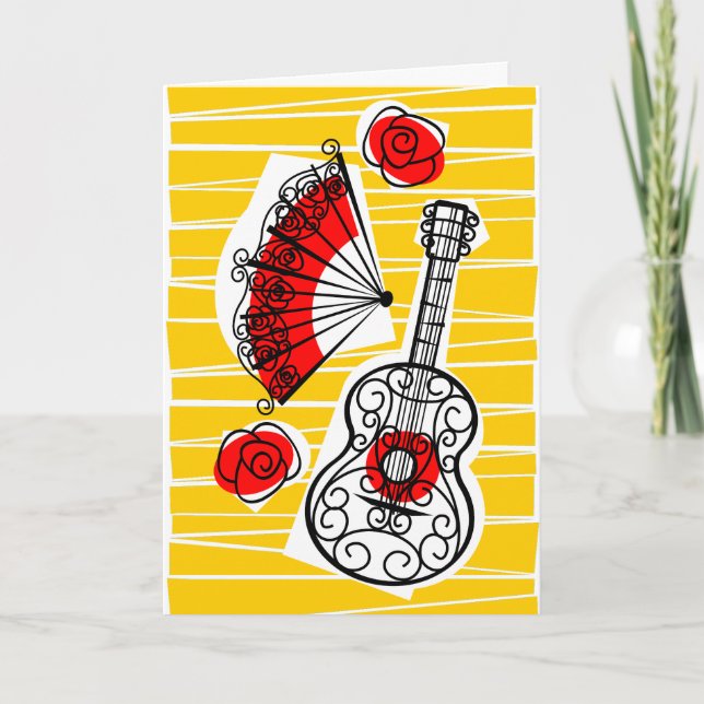 Tarjeta de felicitaciones vertical del grupo (Anverso)