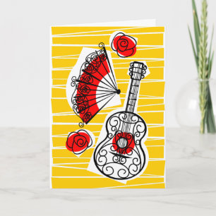 Tarjeta de felicitaciones vertical del grupo