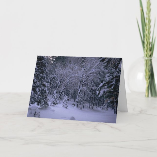 Tarjeta de felicitaciones Winter Wonderland (Anverso)