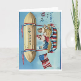Tarjeta de Feliz 4 de Julio